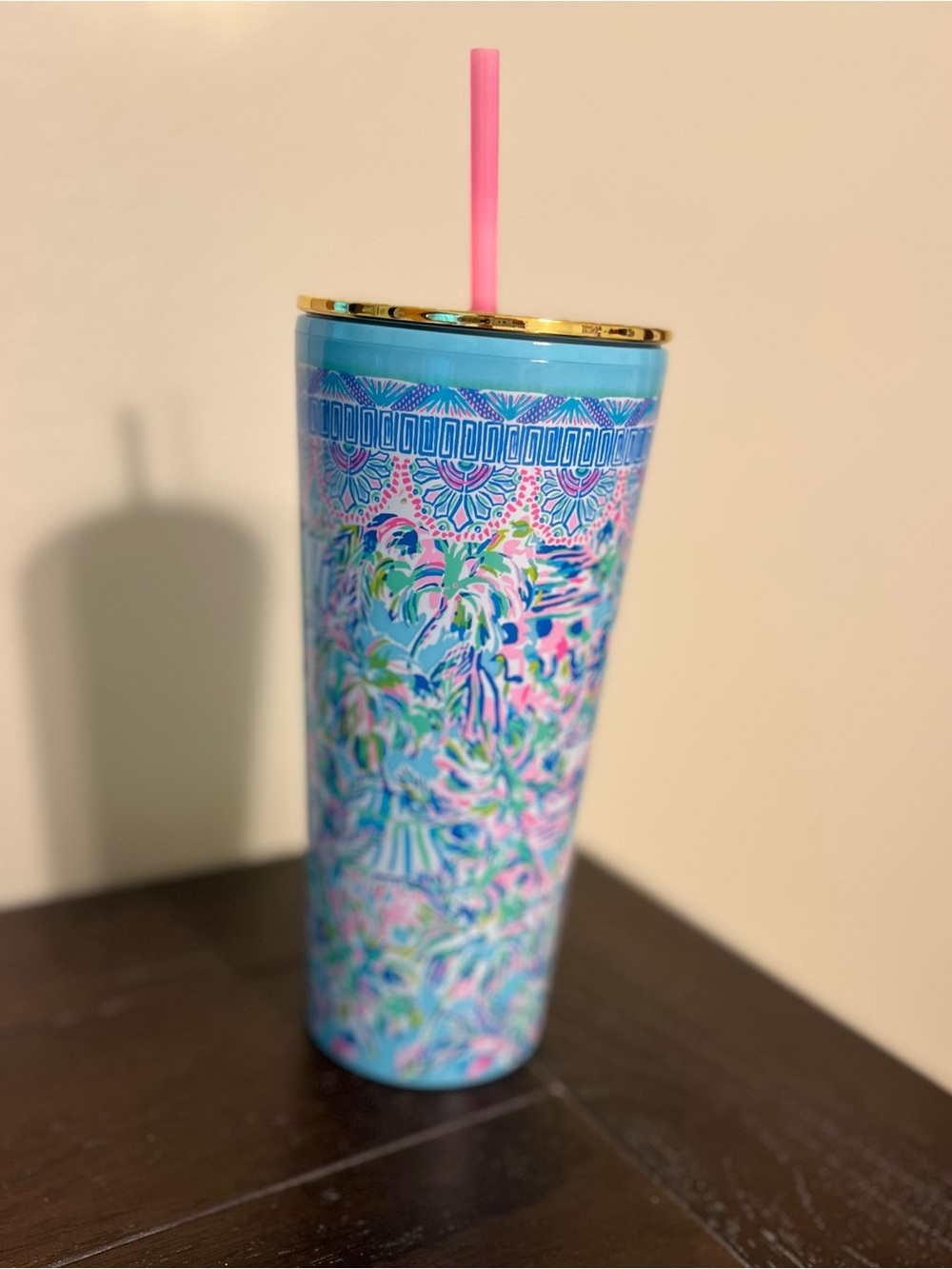 Lilly Pulitzer Acrylic Tumbler “Cabana Cocktail” 24oz